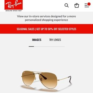 Ray Ban Aviator Gradient